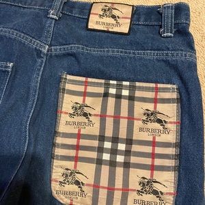 Vintage Burberry Baggy Loose Jeans